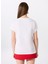 Kırık Beyaz Kadın Relaxed Varaklı T-Shirt FC5SL-TST0204 5