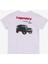 Beyaz Erkek Çocuk Baskılı T-Shirt J5SB-TST7753 2