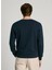 Bisiklet Yaka Lacivert Erkek Sweatshırt PM582699-594 Sean 3