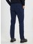 Normal Bel Dar Paça Slim Fit Lacivert Erkek Pantolon ACE012510149 5