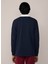 Polo Yaka Koyu Lacivert Erkek Sweatshırt HM570837 5