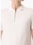 Kırık Beyaz Erkek Basic Polo T-Shirt F5SM-TST 2734 4
