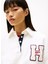 Polo Yaka Beyaz Kadın Sweatshırt DW0DW20537YAC 3