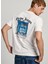 Bisiklet Yaka Kırık Beyaz Erkek T-Shirt PM509636-803 Somerton Tee 4