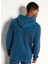 Kapüşon Yaka Koyu Lacivert Erkek Sweatshırt PM582713-559 Sılverton Hoodıe 3