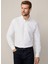 Slim Fit Gömlek Yaka Beyaz Erkek Gömlek HM309361 2