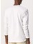 Bisiklet Yaka Beyaz Erkek T-Shirt PM508209-800 Eggo Long 2