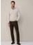Bato Yaka Slim Fit Ekru Erkek Kazak HM703242 1