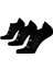 280493001 Run-In No Show 3-Pack Siyah Çorap 4