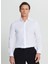 Slim Fit Düğmeli Yaka Beyaz Erkek Gömlek ACE020252040_BYZ 2