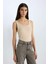 Slim Fit Dar Kesim Basic Düz Yuvarlak Yaka Atlet C2622AX25SP 3