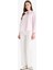 Relax Fit Fiyonk Yaka Çizgili Simli Kumaş Uzun Kollu Tesettür Gömlek Tunik E7976AX25SM 2