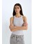 Slim Fit Dar Kesim Halter Yaka Basic Düz Fitilli Kaşkorse Atlet E2176AX25SP 4