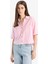 Boxy Fit Basic Düz Kısa Kollu Gömlek V2523AZ25SP 3