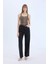 Slim Fit Dar Kesim Leopar Desenli Yuvarlak Yaka Fitilli Kaşkorse Atlet D4548AX25SP 2