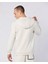 Fabio Full Zip Erkek Ekru Regular Fit Fermuarlı Eşofman Üstü 2