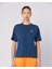 222 Banda Adi Tur Kadın Lacivert-Turuncu Regular Fit Tişört 1