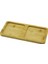 2 Bölmeli Dikdörtgen Ahşap Bambu Yağdanlık Altlık Mini Tepsi 20X10X0.8 cm 1