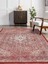 Vintage Desenli Halı, Pamuk Dokuma Pamuklu Taban Dekoratif Halı Kilim 83 2