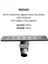 50 cm Paslanmaz Izgaralı Lineer Duş Kanalı Koku Önleyicili (Yer Süzgeci / Duş Izgarası) 1