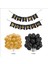 Siyah-Gold Balon+Banner Seti 2