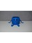 3D Oturan Mini Saksı Mavi 2