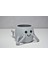 3D Neşeli Mini Saksı - Açık Gri 4