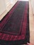 Siyah, Vişne, Organik Pamuk Dokuma Taban 80x300cm Yolluk 3
