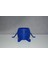 3D Oturan Mini Saksı Lacivert 2