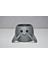 3D Neşeli Mini Saksı - Gümüş 1
