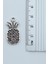 Ananas Deri ip Kolye - Gümüş Kaplama - Kadın Erkek Kolye - No:983 3