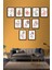 10 Parça Minimalist Çiçek Çerçeve Görünümlü Tablo 3
