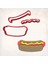 Hot Dog Detay Kurabiye Kalıp Seti 3’lü 1