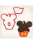 Mickey Mouse Cupcake Detay Kurabiye Kalıp Seti 3’lü 1