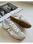 Gezegen 061 Kadın Düz Taban Günlük Sneaker Ayakkabı Taş - Gümüş 5