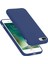 iphone 7 Plus/8 Plus Uyumlu Kadife Iç Yüzeyli Yumuşak Silikon Yüksek Kalite Lansman Kılıf-Gece Mavisi 1