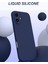 Apple iPhone 16 Plus Uyumlu Kadife Iç Yüzeyli Yumuşak Silikon Yüksek Kalite Lansman Kılıf-Kırmızı 4