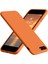 iphone 7 Plus/8 Plus Uyumlu Kadife Iç Yüzeyli Yumuşak Silikon Yüksek Kalite Lansman Kılıf-Turuncu 1