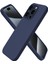 Apple iPhone 13 Pro Uyumlu Kadife Iç Yüzeyli Yumuşak Silikon Yüksek Kalite Lansman Kılıf-Gece Mavisi 1