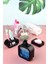 Menashop Tasarım 4 Parça Banyo Aksesuar Seti Modern Hafif Lüks Yıkama Kabı Banyo Aksesuarları Banyo Seti Losyon Şişeleri, Diş Fırçası Tutacağı, Diş Kupası, Sabunluk Siyah 3