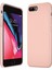 iphone 7 Plus/8 Plus Uyumlu Kadife Iç Yüzeyli Yumuşak Silikon Yüksek Kalite Lansman Kılıf-Kum Pembe 1