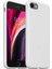 Apple iPhone 7-8-Se 2020 Uyumlu Kadife Iç Yüzeyli Yumuşak Silikon Yüksek Kalite Lansman Kılıf-Beyaz 1