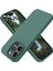 Apple iPhone 14 Pro Max Uyumlu Kadife Iç Yüzeyli Yumuşak Silikon Yüksek Kalite Lansman Kılıf-Çam Yeşili 1