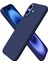 Apple iPhone 16 Plus Uyumlu Kadife Iç Yüzeyli Yumuşak Silikon Yüksek Kalite Lansman Kılıf-Gece Mavisi 1