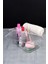 Menashop Tasarım 4 Parça Banyo Aksesuar Seti Modern Hafif Lüks Yıkama Kabı Banyo Aksesuarları Banyo Seti Losyon Şişeleri, Diş Fırçası Tutacağı, Diş Kupası, Sabunluk 2