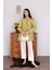 Soft Yeşil Fırfırlı Bağlamalı Tunik 3