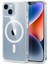 iPhone 13 / 14 Kılıf Magsafe Wireless Şarj Özellikli Şeffaf Kılıf 1