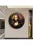 Monalisa Sanatsal Yuvarlak Cam Tablo 3