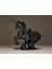 Modern Unicorn Biblo, 15 cm Siyah Dekoratif Tek Boynuzlu At Pinterest Obje Hediyelik 3
