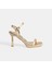 Aurelius Gold Kadın Toka Detaylı Slingback Topuklu Abiye Ayakkabı 1